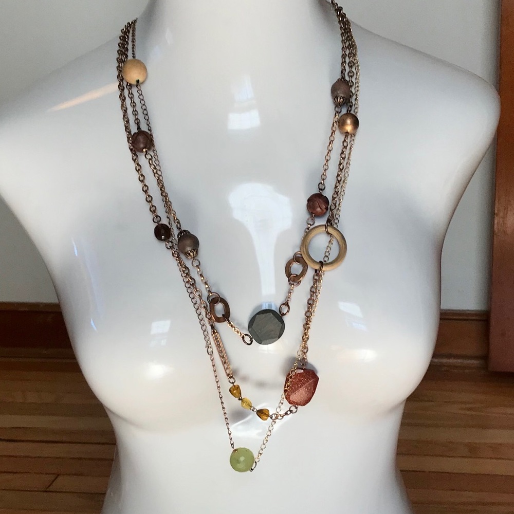 Boho chain necklace